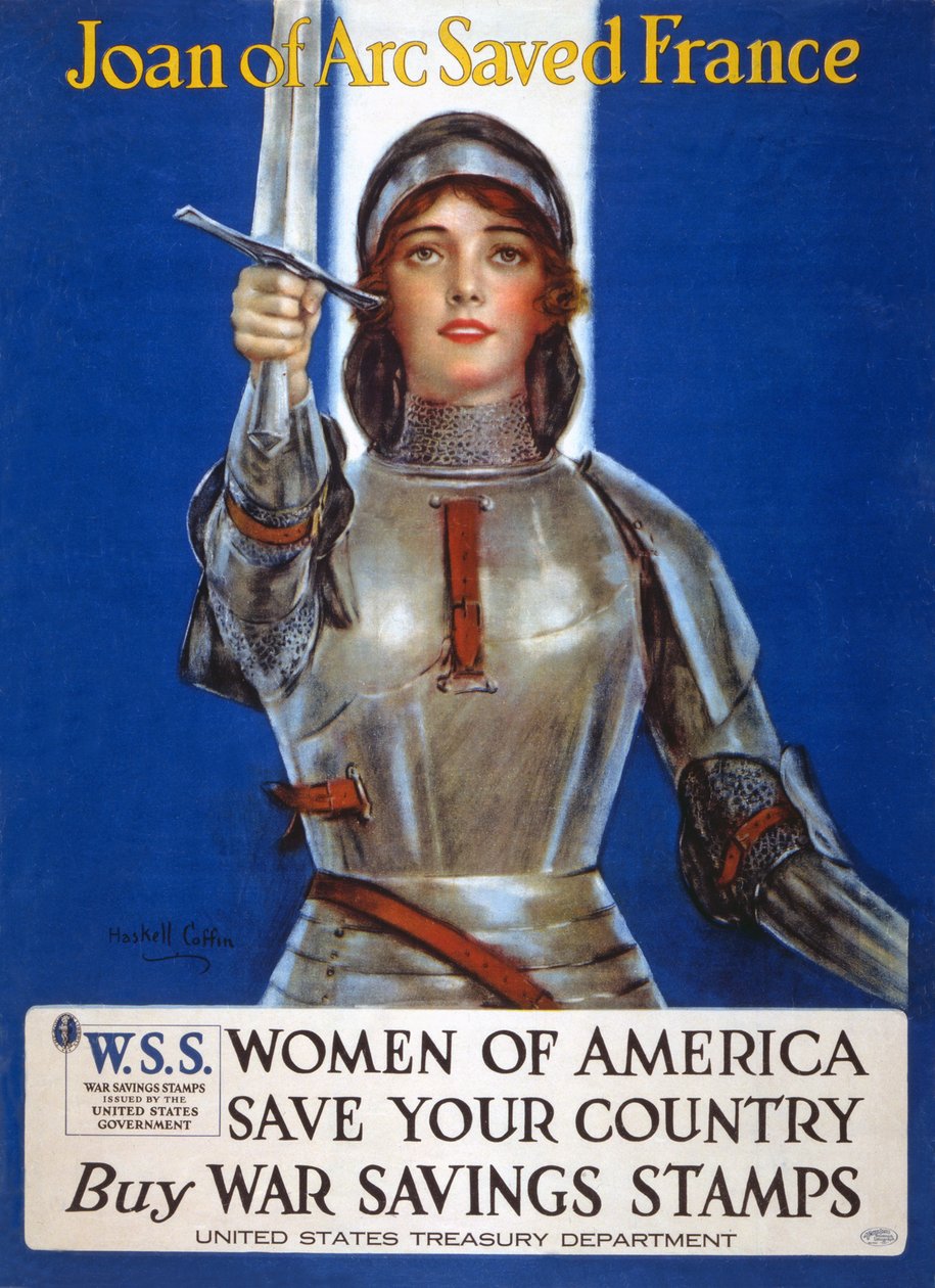 Johanka z Arku zachránila Francii, 1918 od William Haskell Coffin