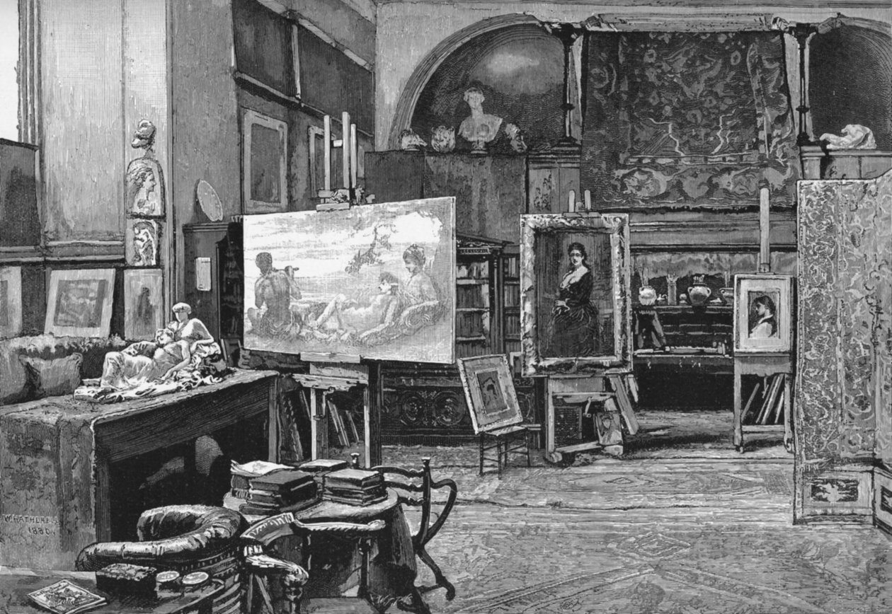 Studio, 1896 od William Hatherell