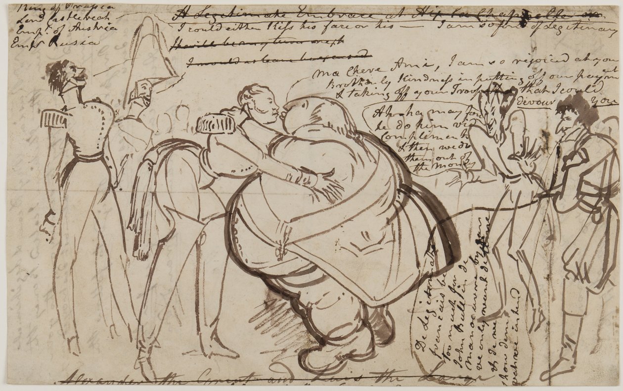 Polibek na kongresu, 1818 od William Heath