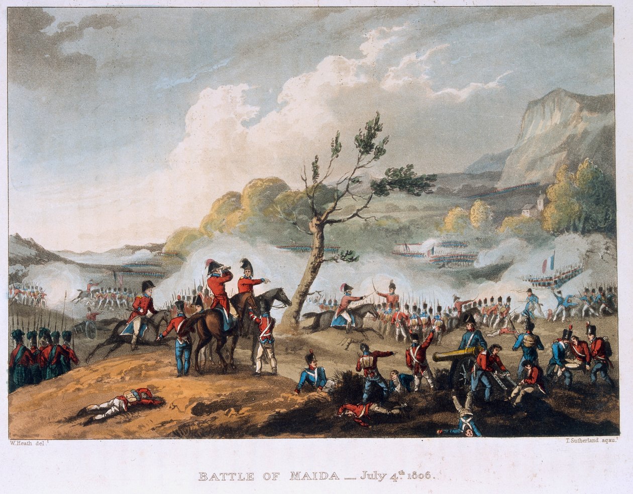 Bitva u Maidy, 4. července 1806 od William Heath