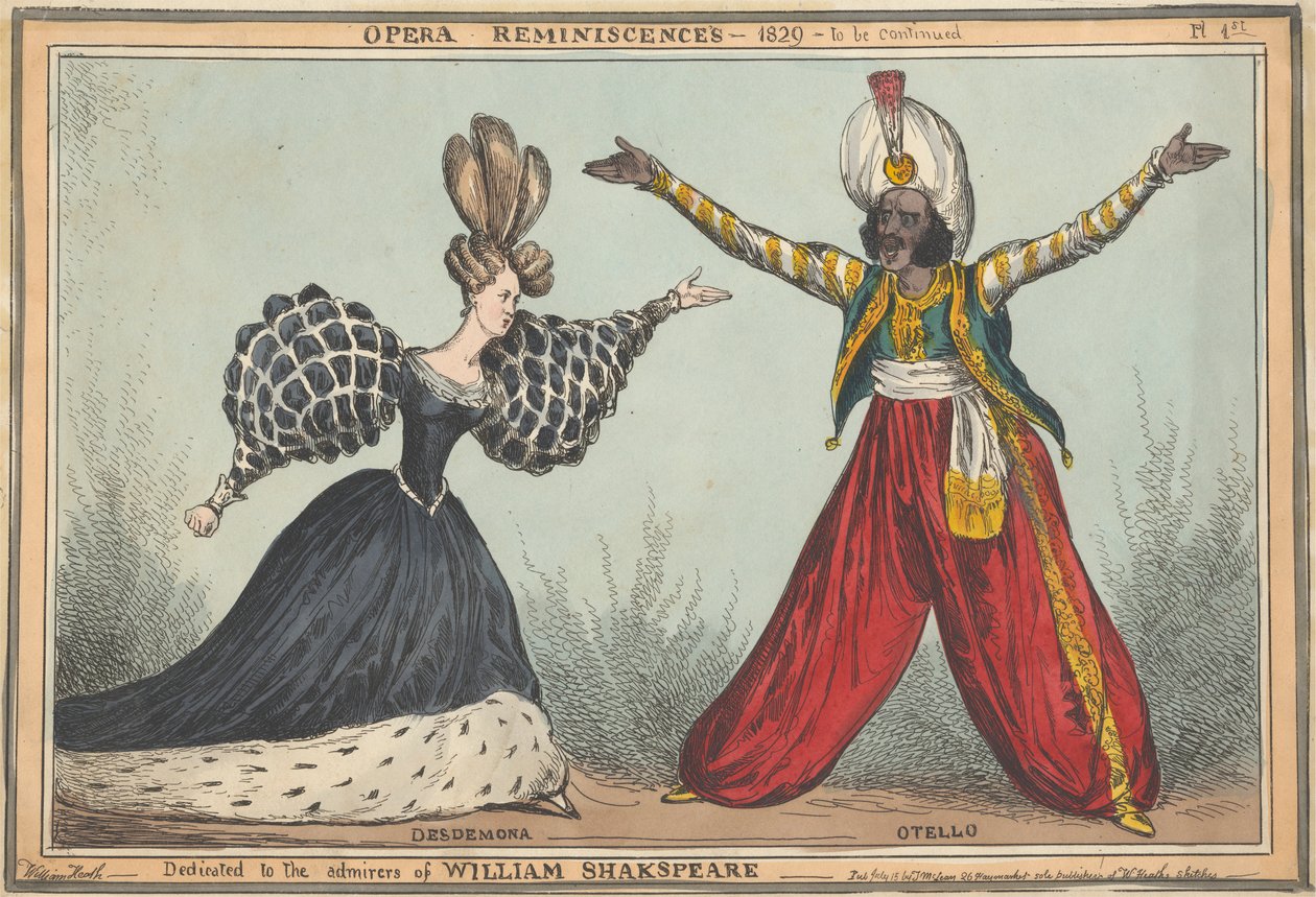Operní vzpomínky: Desdemona a Otello od William Heath