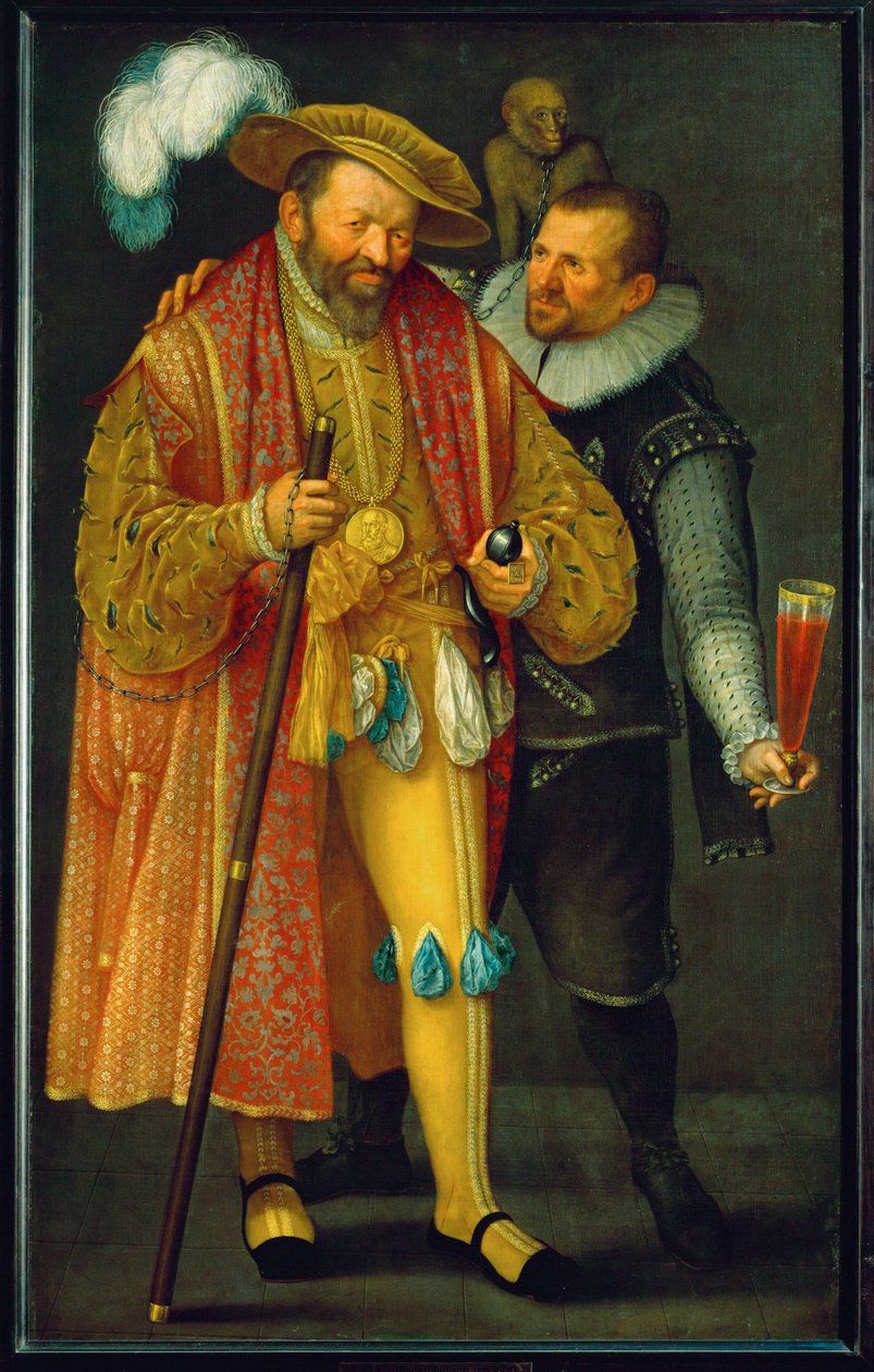 Dva blázni ... (malba na plátně) od William Heath