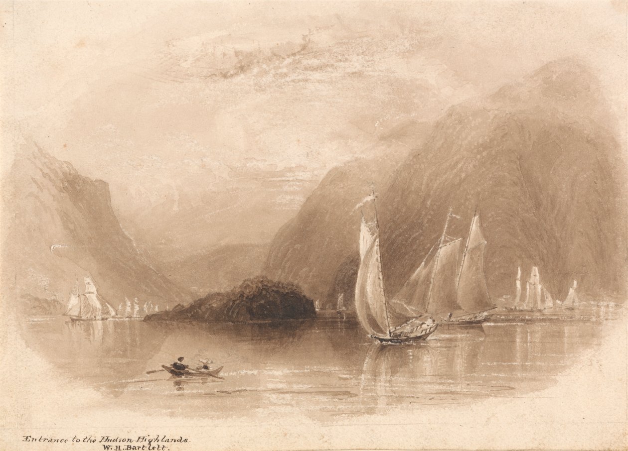 Vstup do Hudsonské vysočiny od William Henry Bartlett
