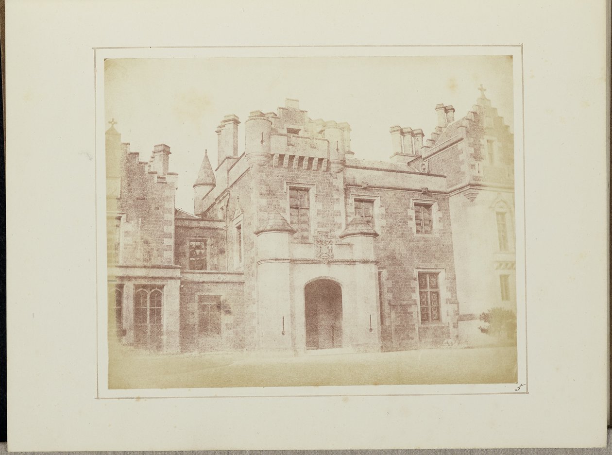 Hall Door, Abbotsford od William Henry Fox Talbot