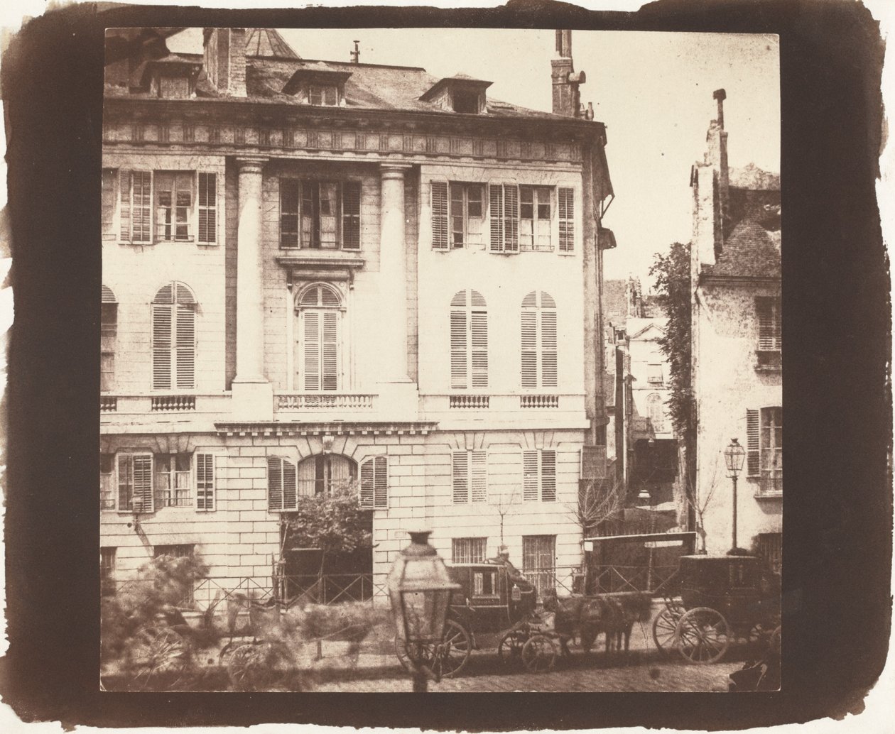 Pařížské bulváry, 1843 (foto) od William Henry Fox Talbot