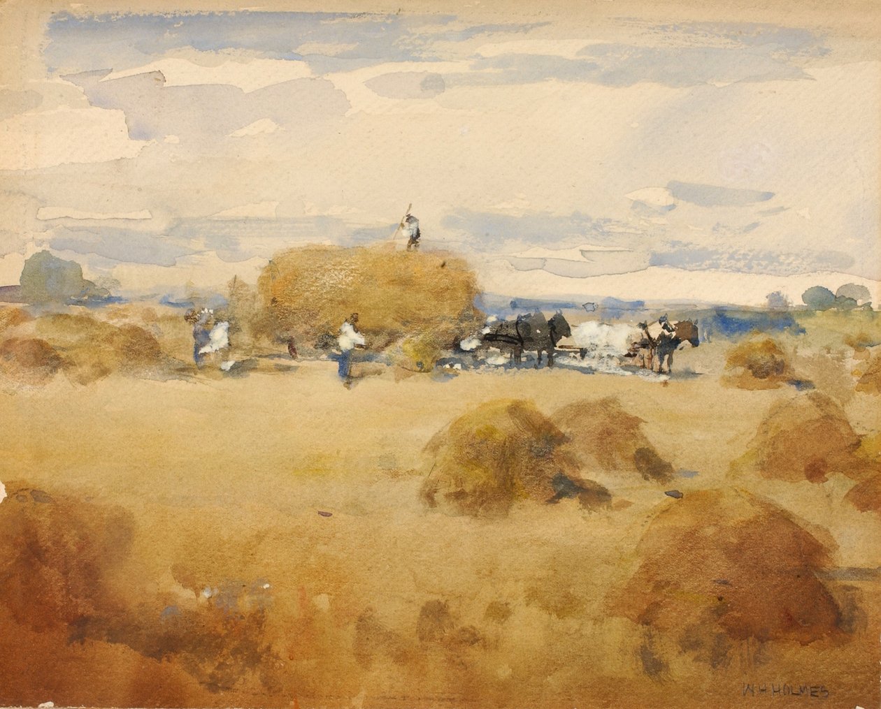 (Scéna seníku) od William Henry Holmes