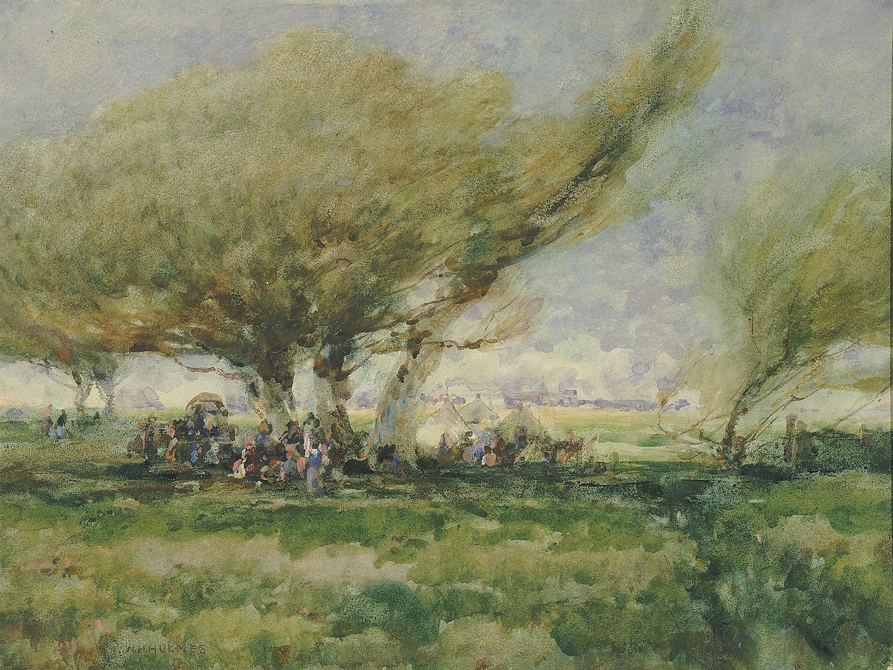 Cikánský tábor od William Henry Holmes