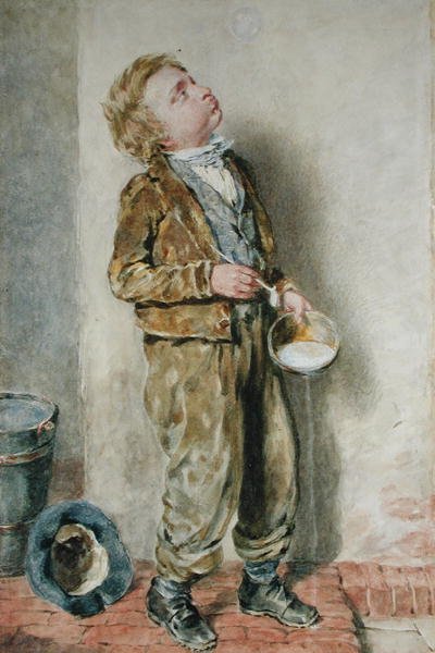 Vyfukování bublin od William Henry Hunt