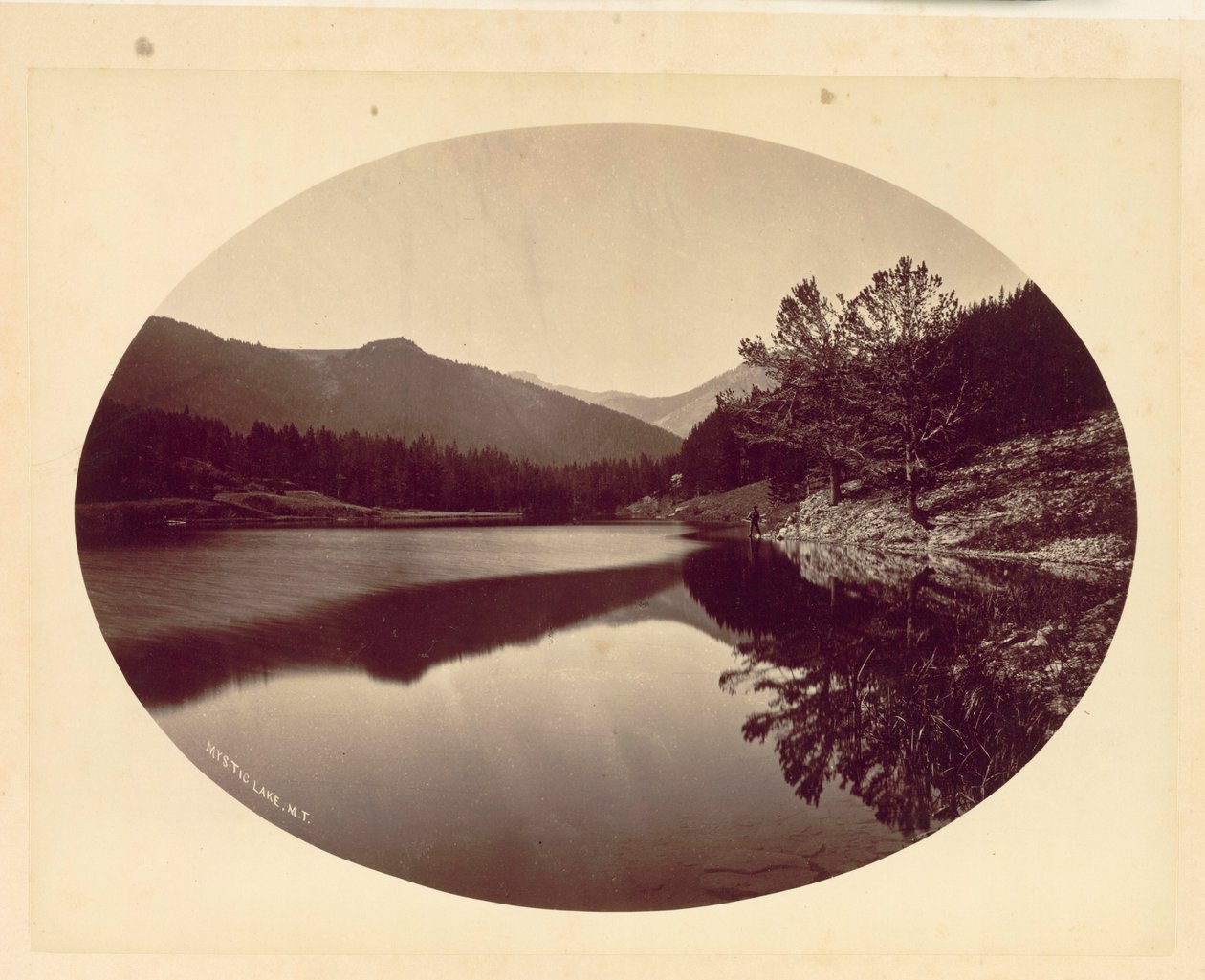 Mystic Lake, M.T., 1872. od William Henry Jackson