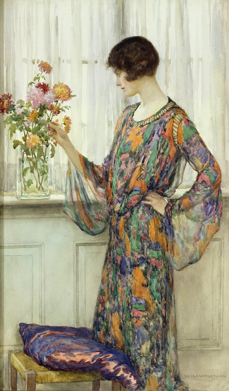 Aranžování květin od William Henry Margetson
