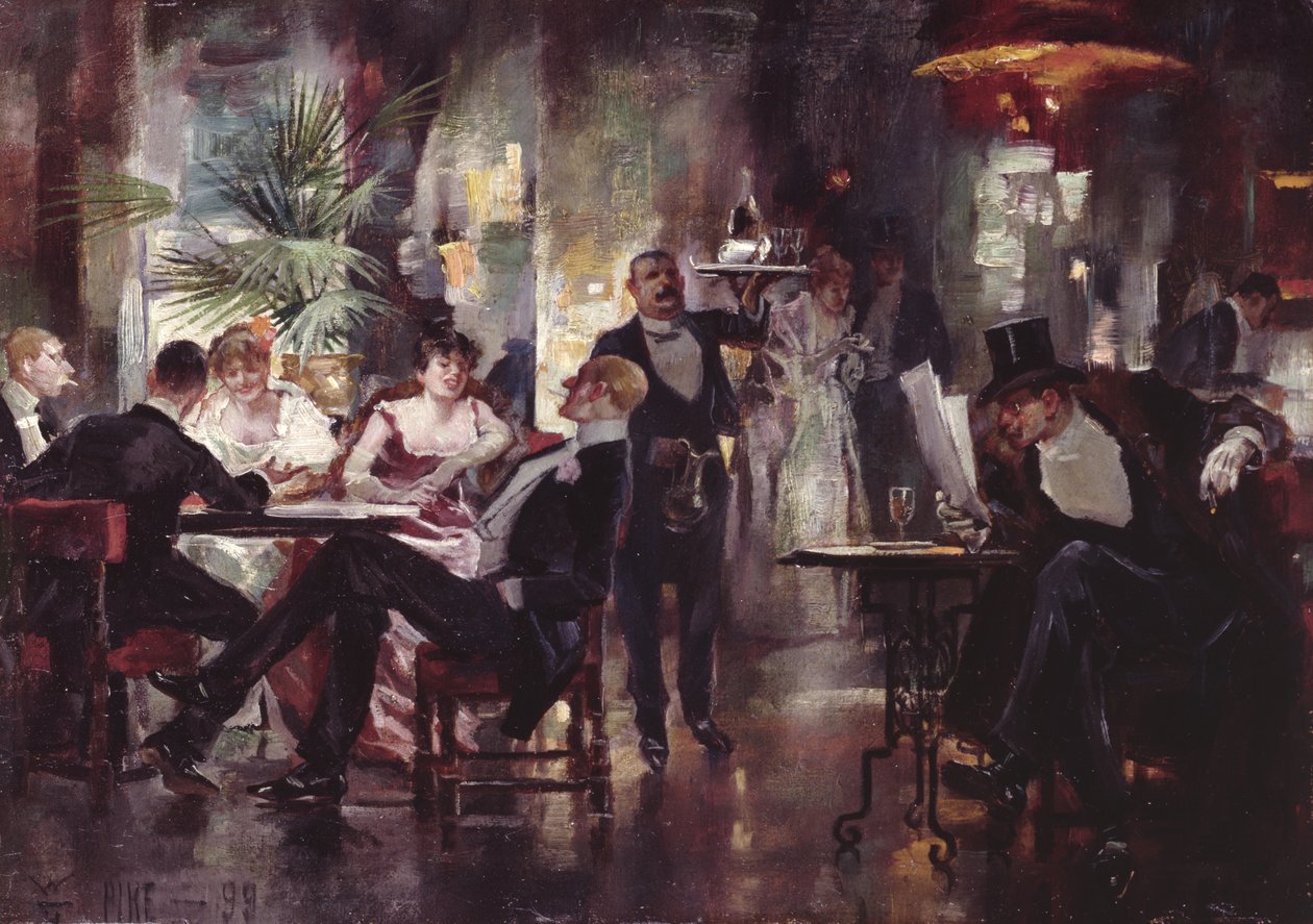 Cafe Society, 1899 od William Henry Pike