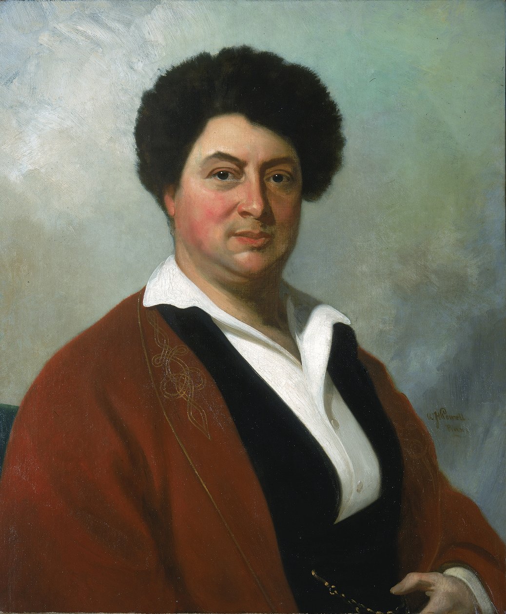 Portrét Alexandra Dumase, 1855. od William Henry Powell