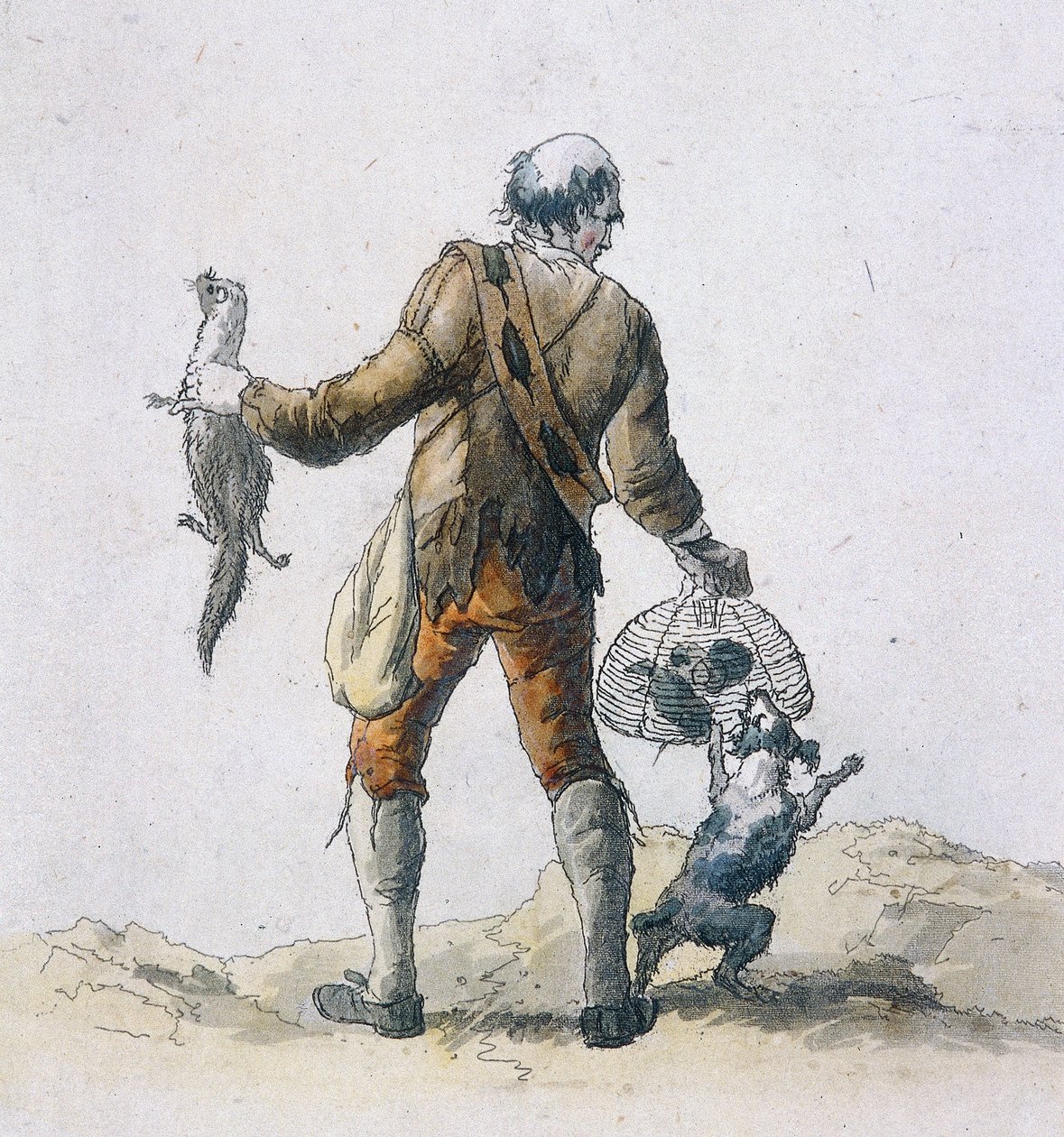 Lapač krys, Provinční postavy, 1804 od William Henry Pyne