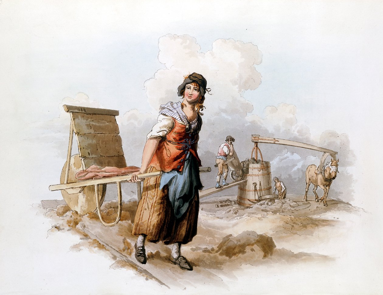 Brickfield, 1808 od William Henry Pyne