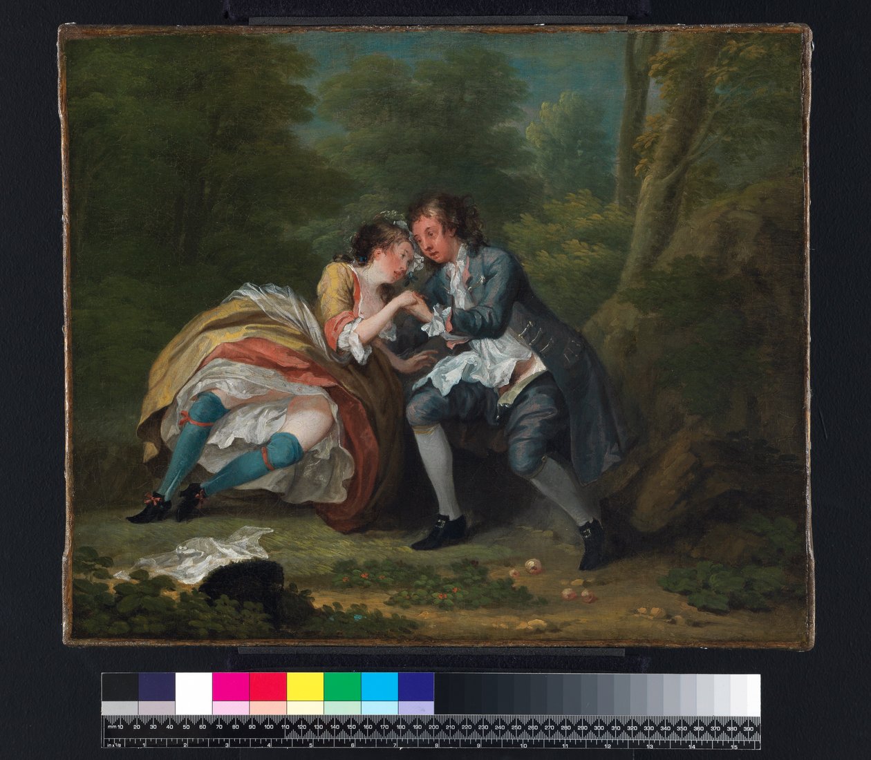 Poté, kolem 1730-31 (olej na plátně) od William Hogarth