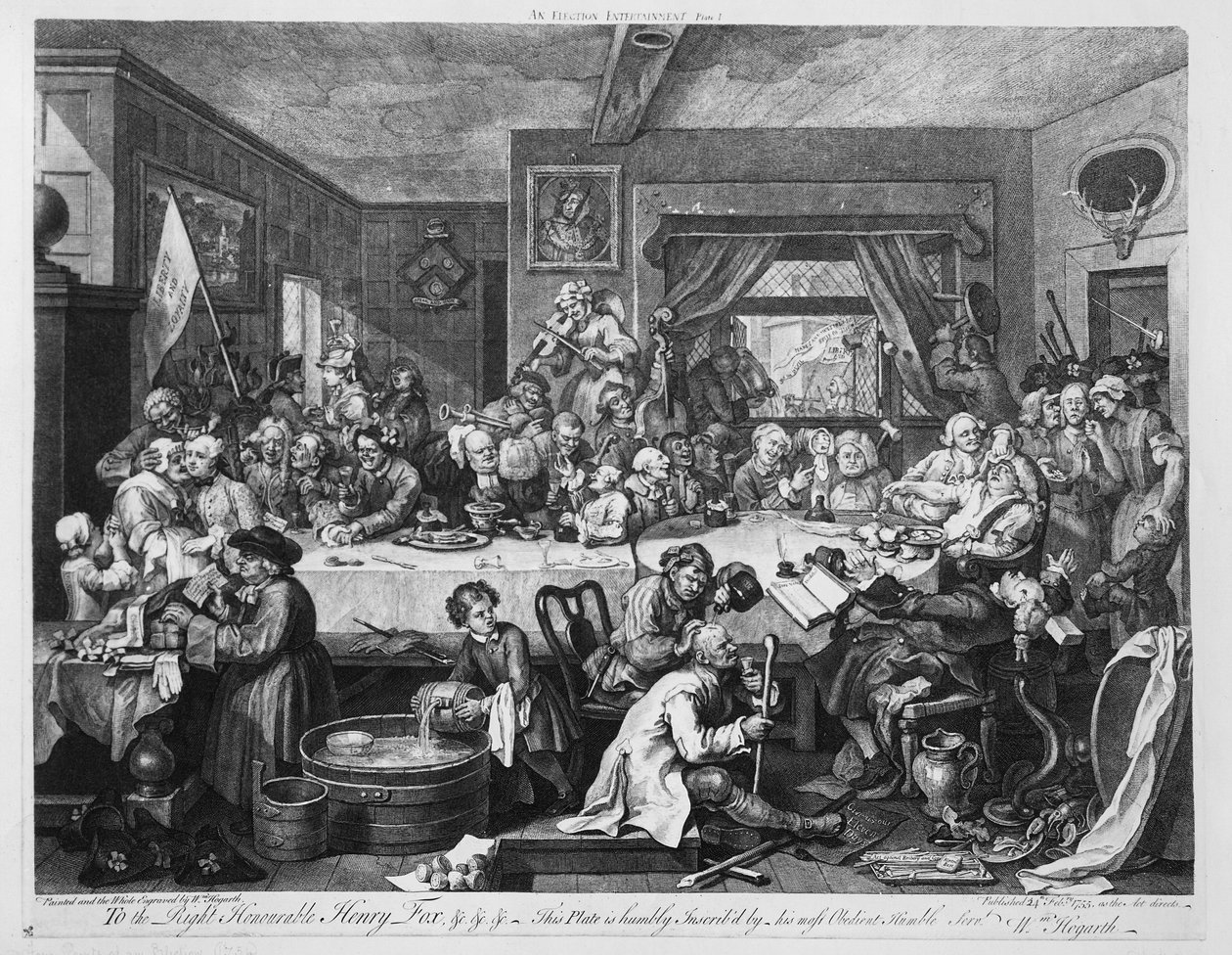 An Election Entertainment, 1755 od William Hogarth