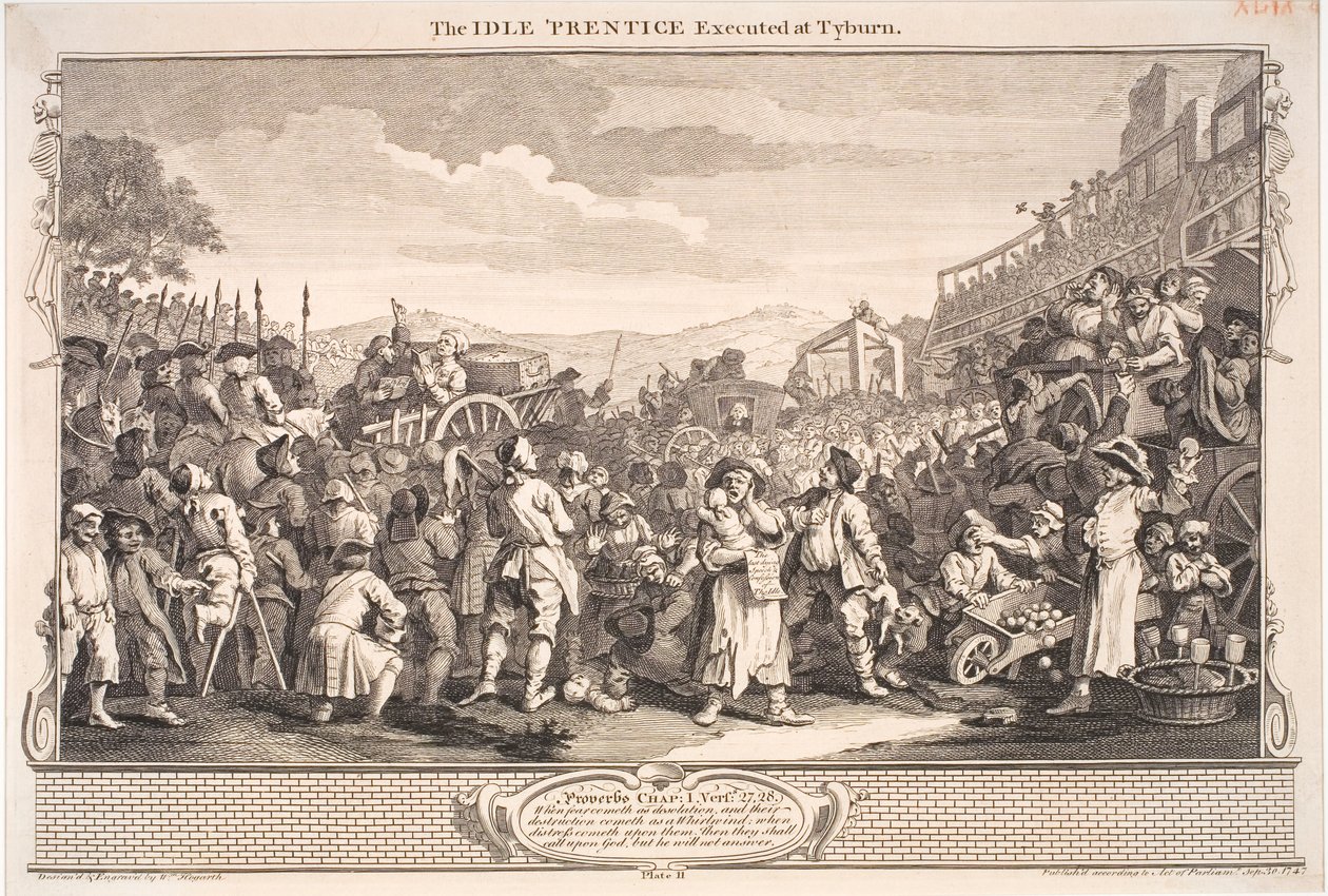 Průmysl a nečinnost od William Hogarth
