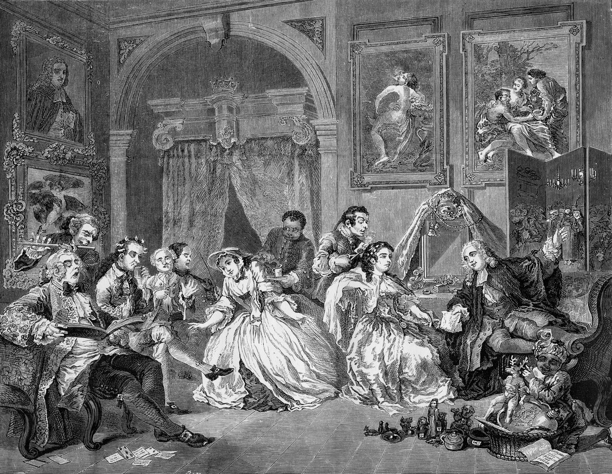 Manželství a la Mode od Williama Hogartha od William Hogarth