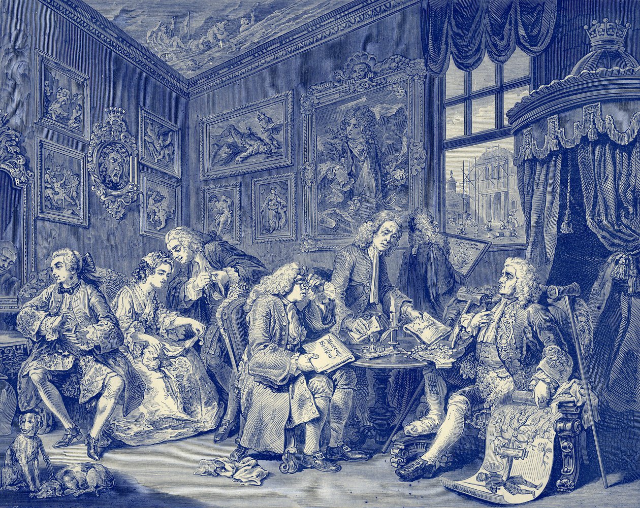 Manželství a la Mode od Williama Hogartha od William Hogarth