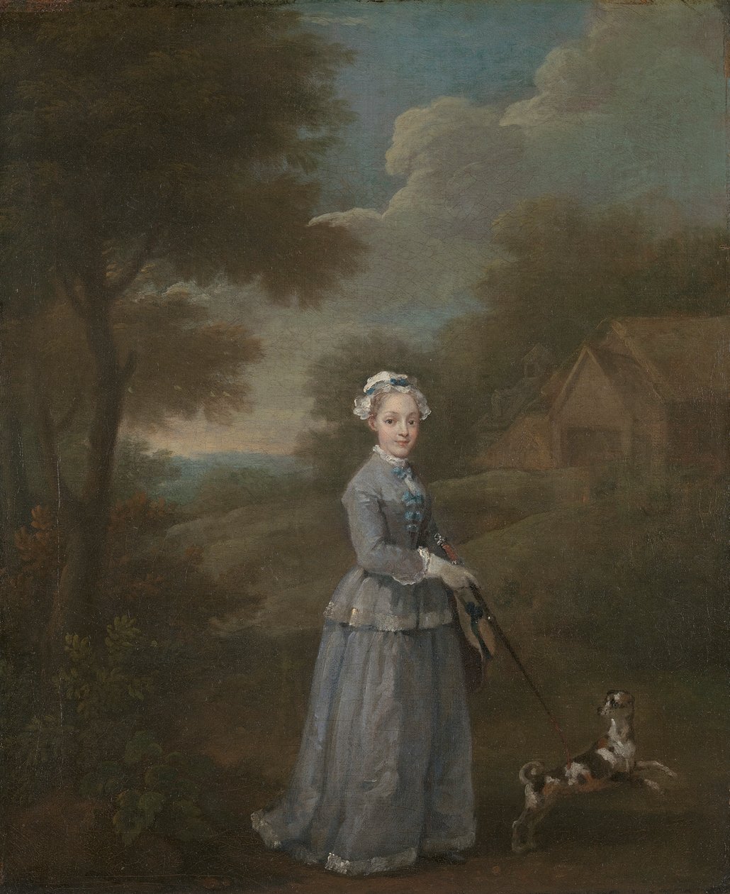 slečno Woodová od William Hogarth