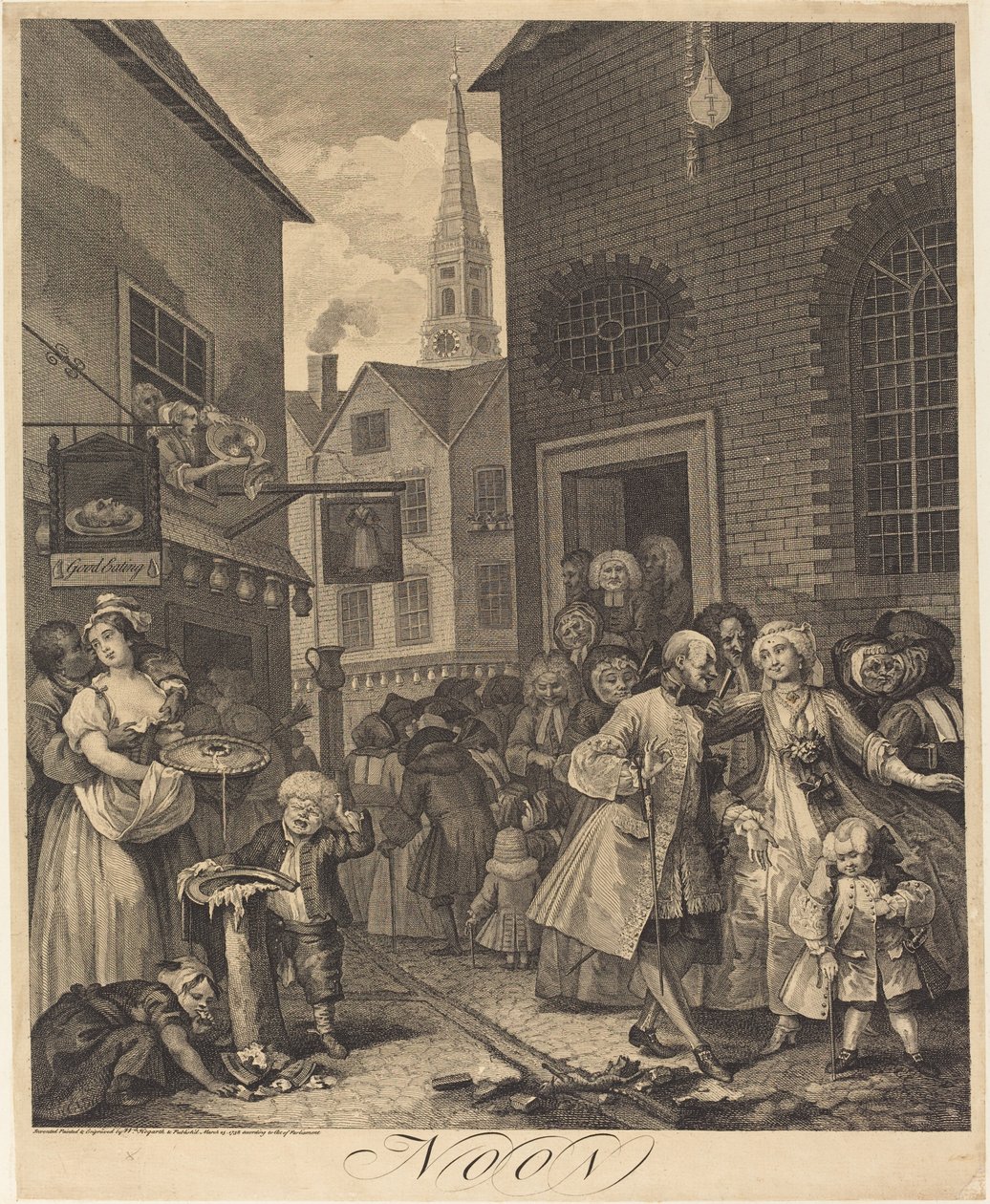 Poledne od William Hogarth