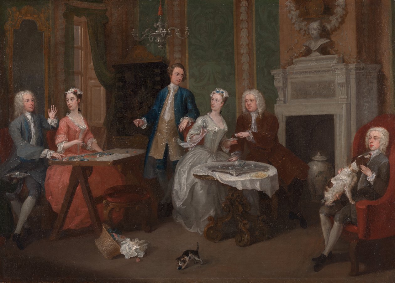 Portrét rodiny, ca. 1735. od William Hogarth