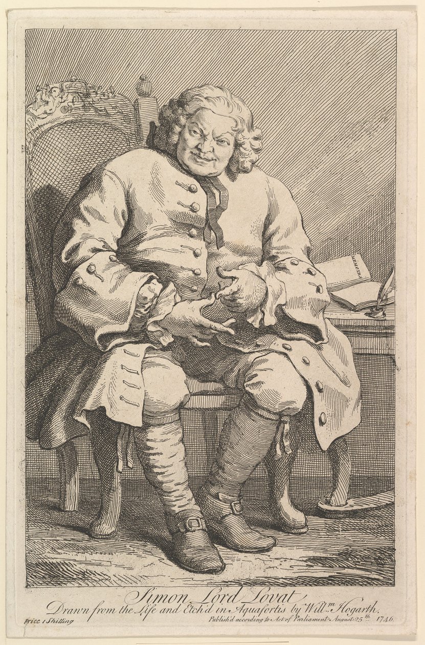 Simon Lord Lovat, 1746. od William Hogarth