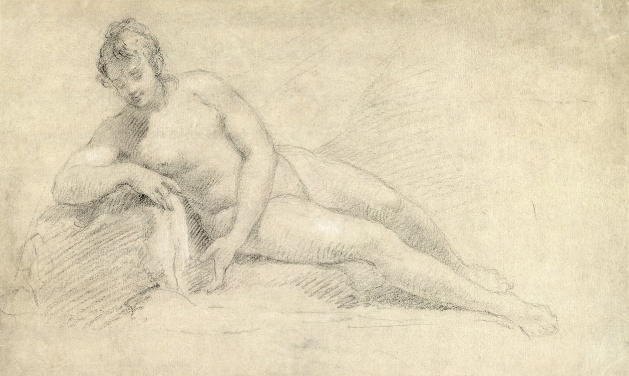 Studie ženského aktu od William Hogarth