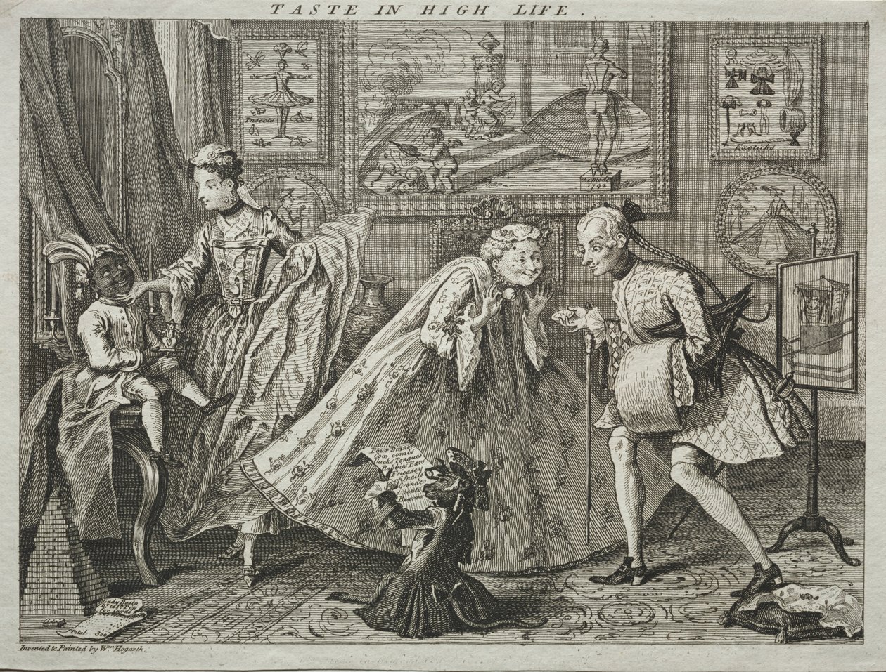 Taste in High Life, 1746. od William Hogarth