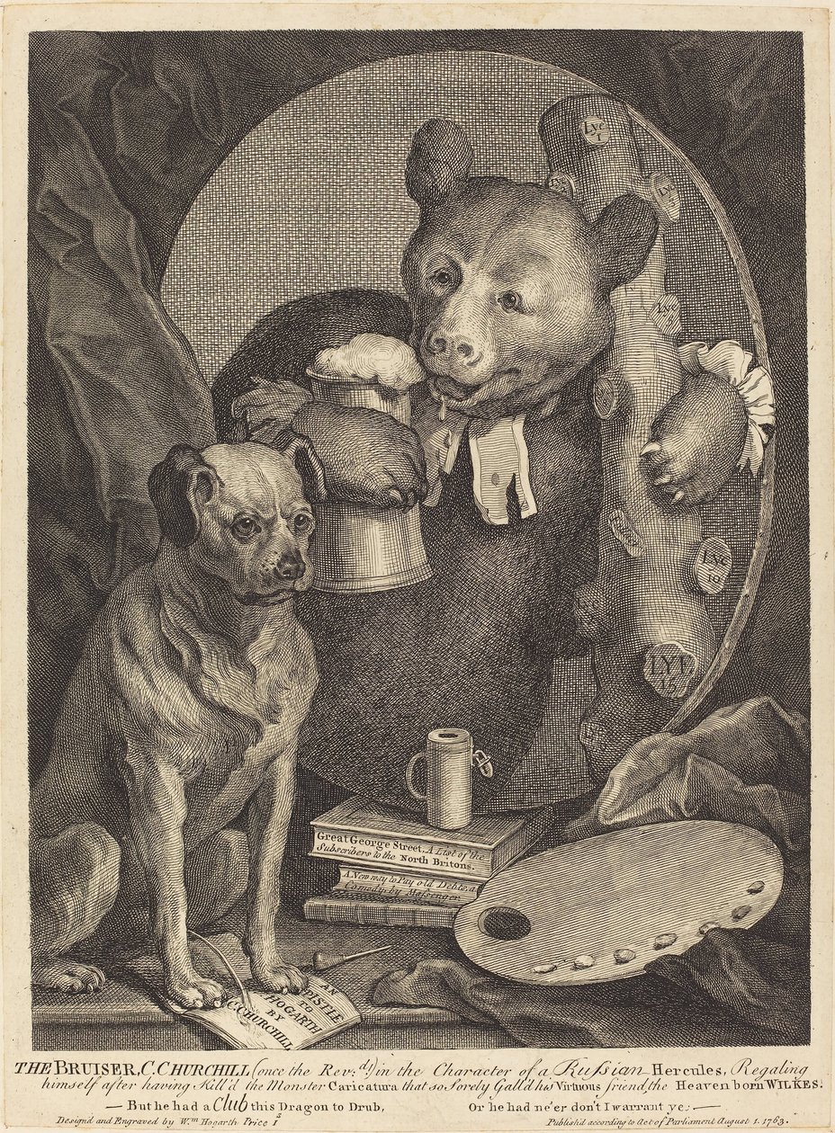 Bruiser od William Hogarth