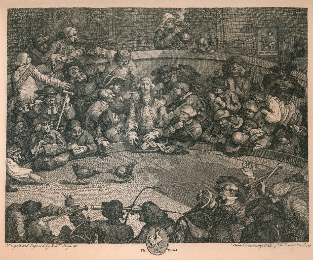 Cock-pit, 1759. od William Hogarth