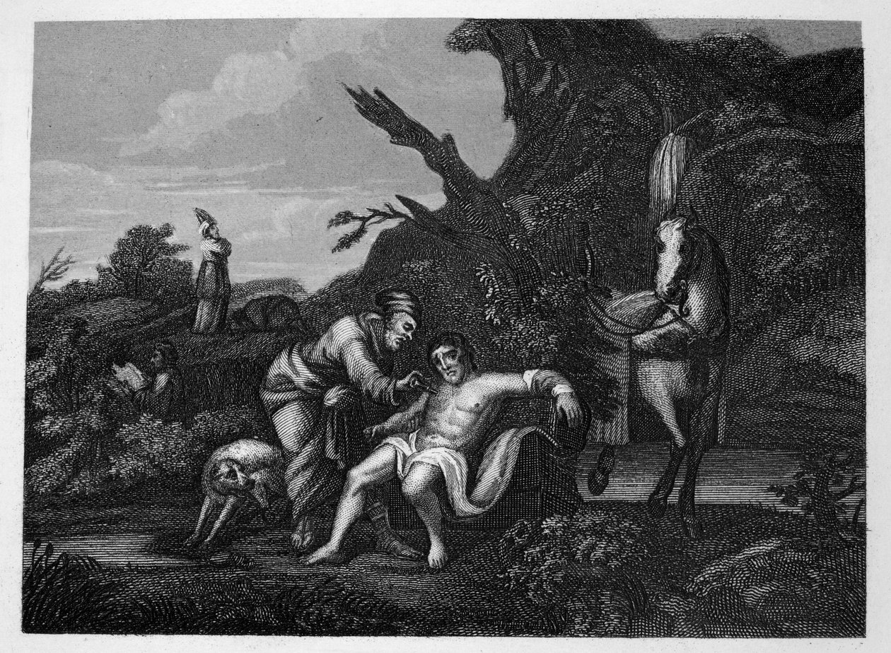 Dobrý Samaritán od William Hogarth
