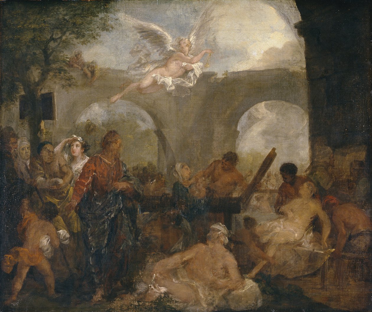 Bazén Bethesda od William Hogarth