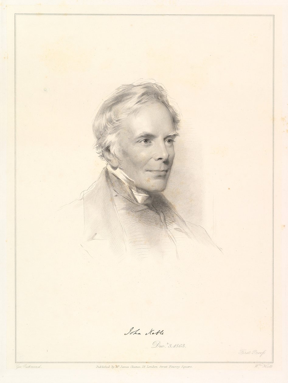 Portrét Johna Keble, 1863. od William Holl