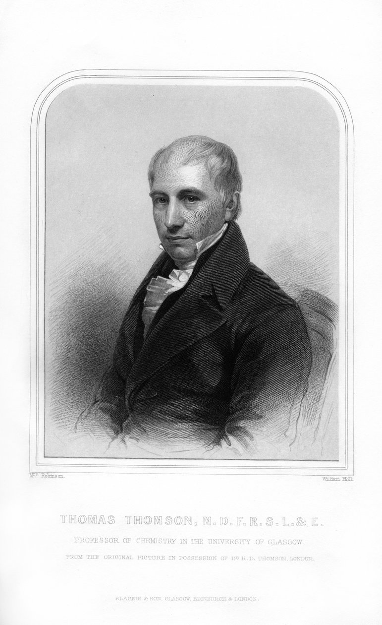 Thomas Thomson, skotský chemik, 1870. od William Holl