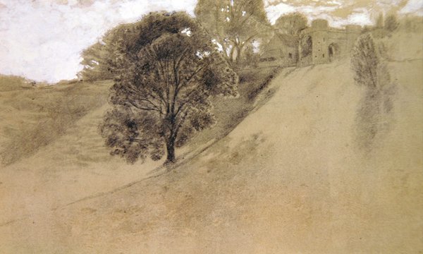 Městská brána, Winchelsea od William Holman Hunt