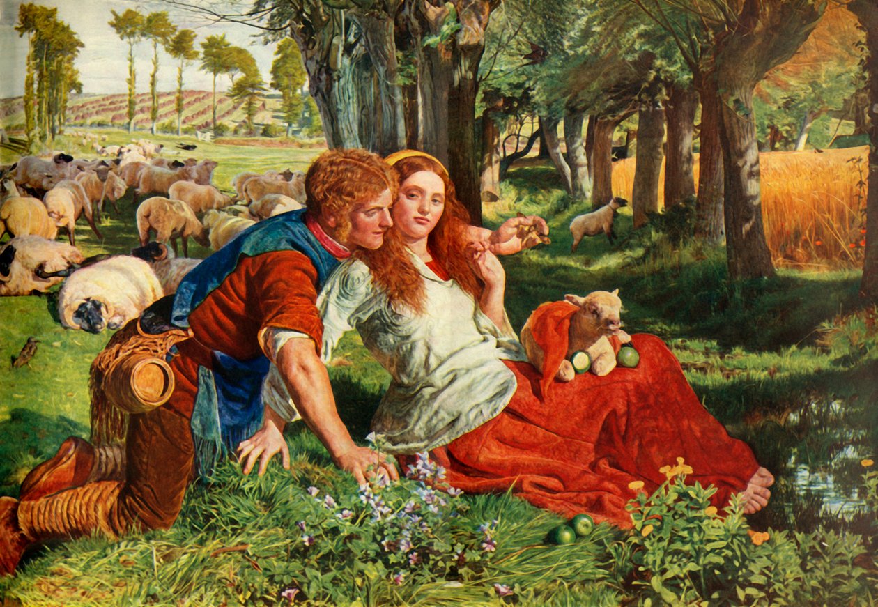 The Hireling Shepherd, 1851, 1948. od William Holman Hunt