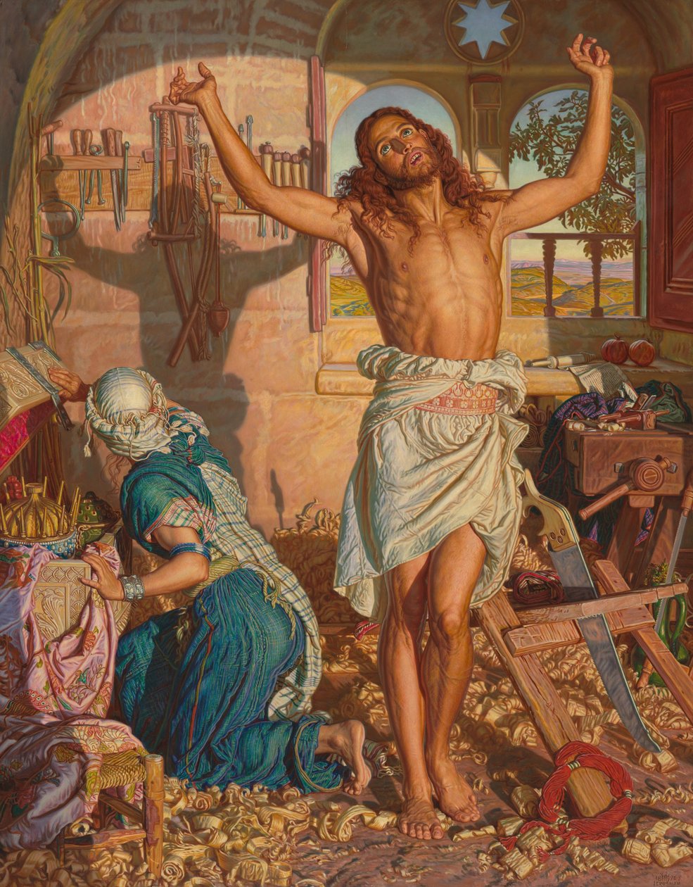 Stín smrti od William Holman Hunt