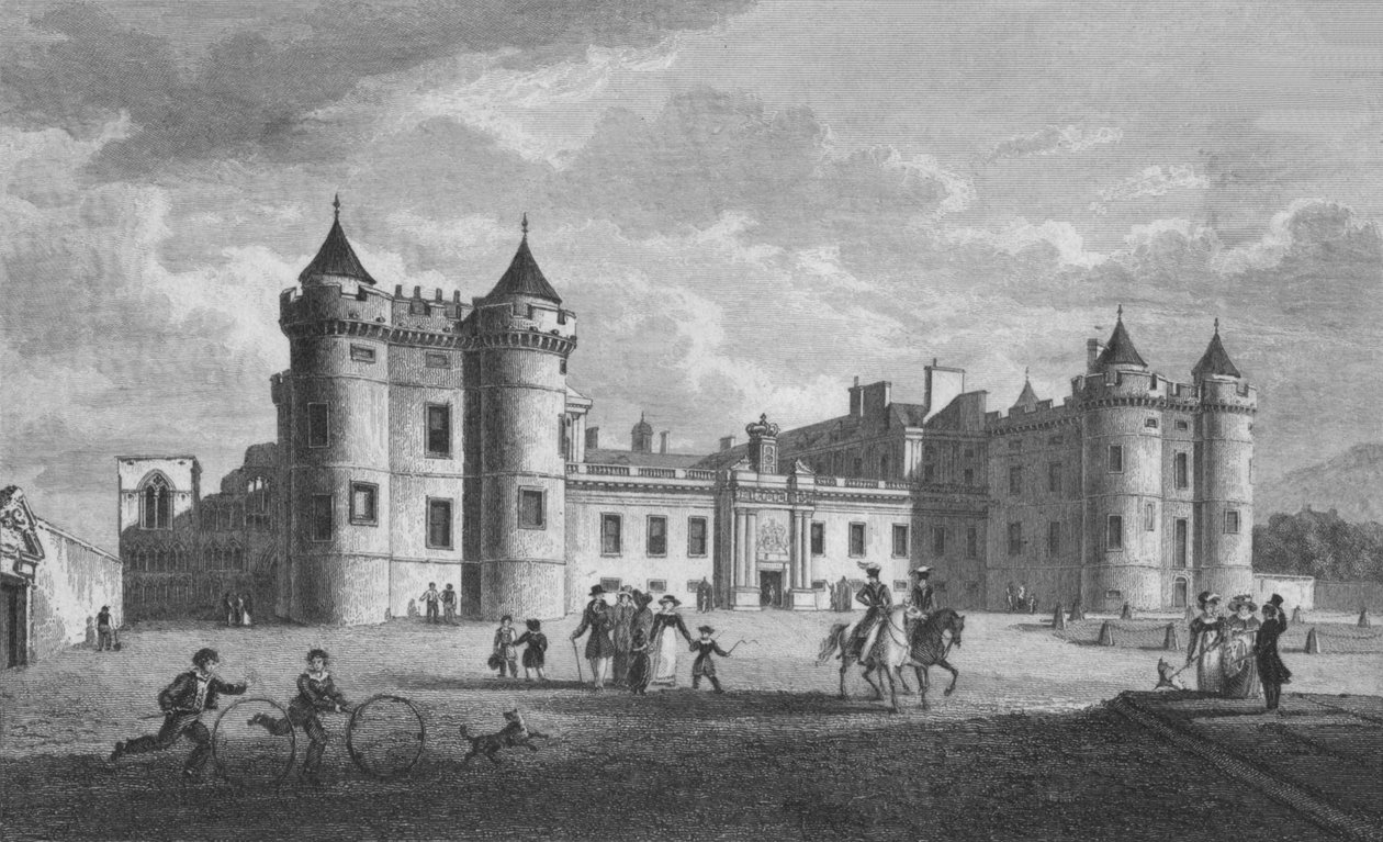 Palác Holyrood, 1831. od William Home Lizars