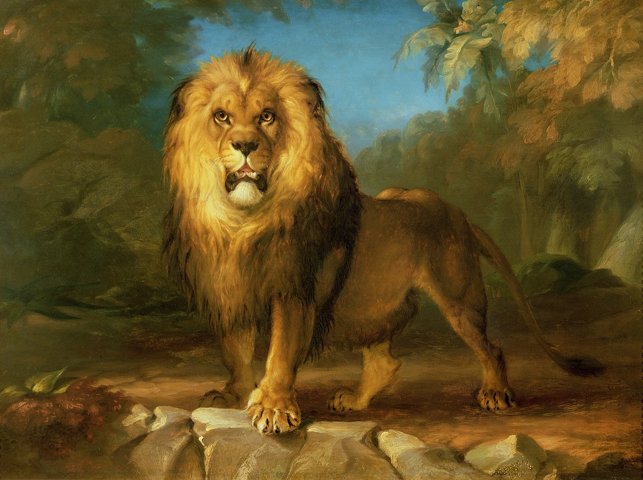 Lev, 1840 od William Huggins