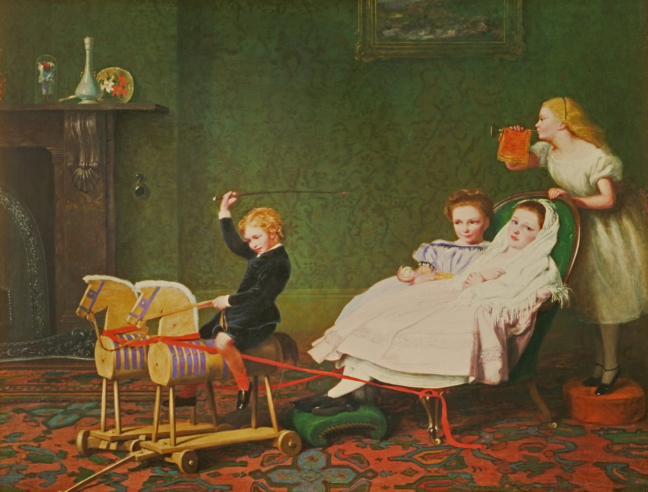 Kočár na ples, 1868 od William III Bromley