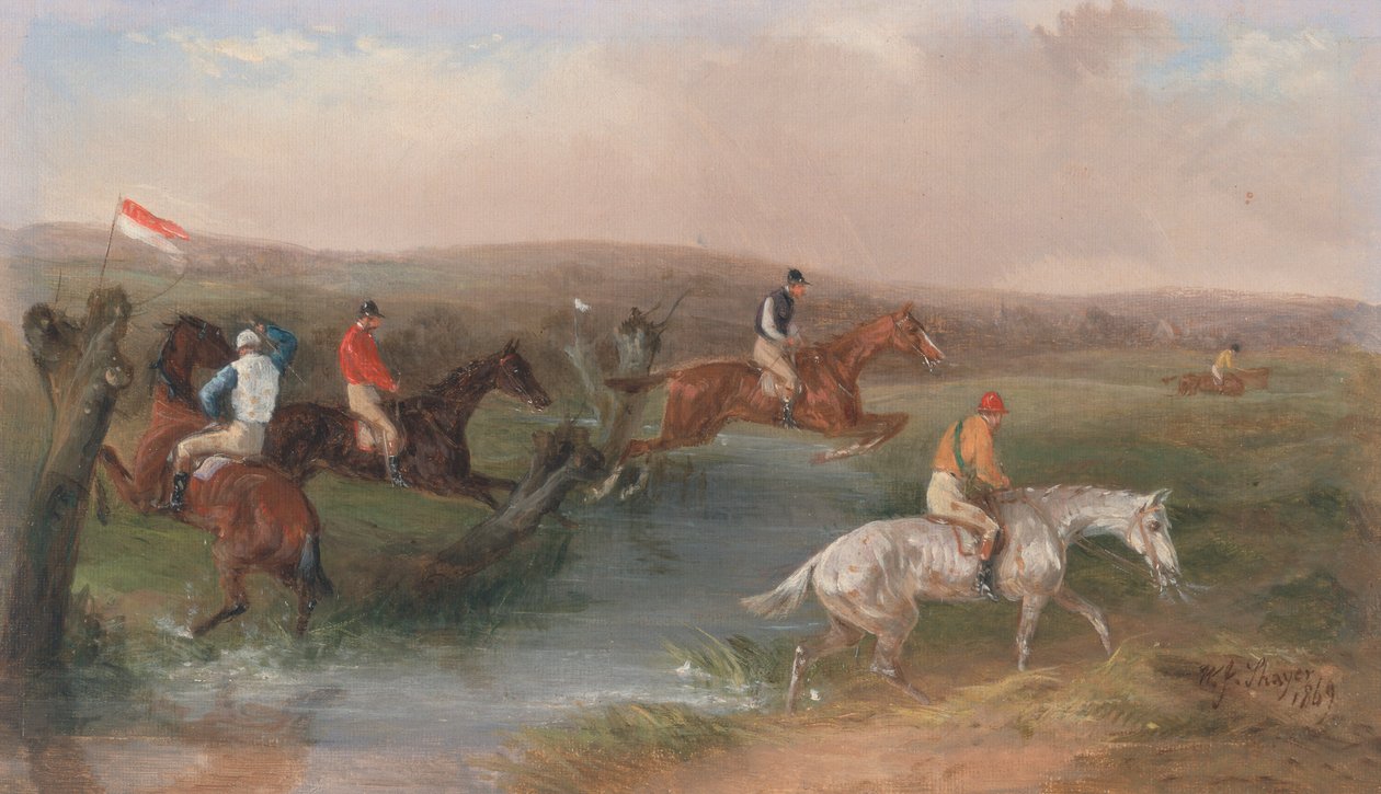 Steeplechasing: The Brook od William J. Shayer