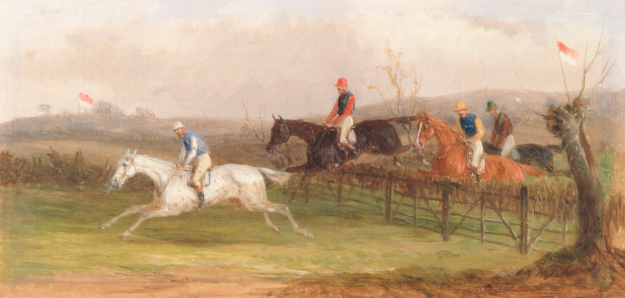 Steeplechasing: překážka od William J. Shayer