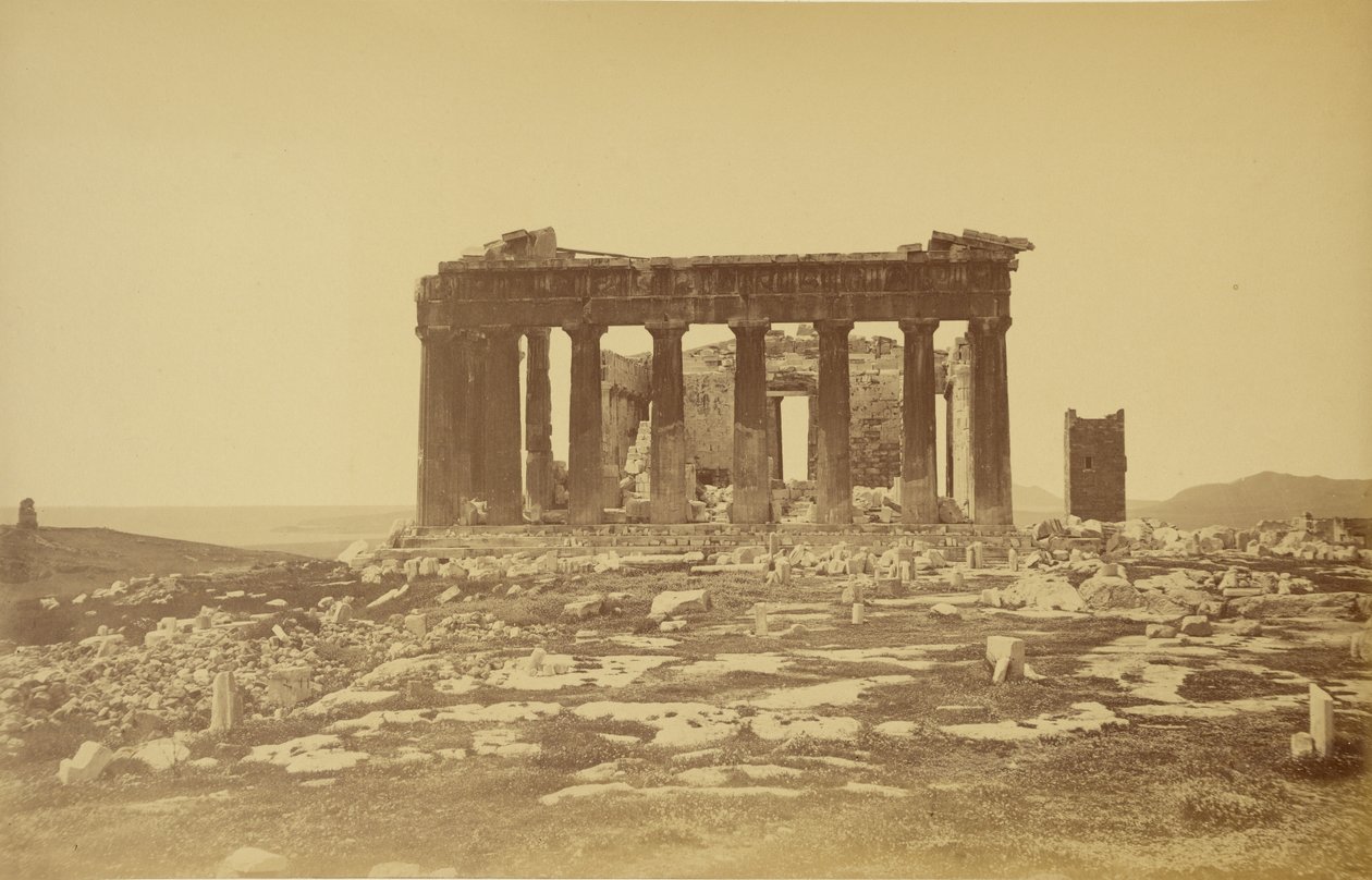 Parthenon, tvář orientální. od William J. Stillman