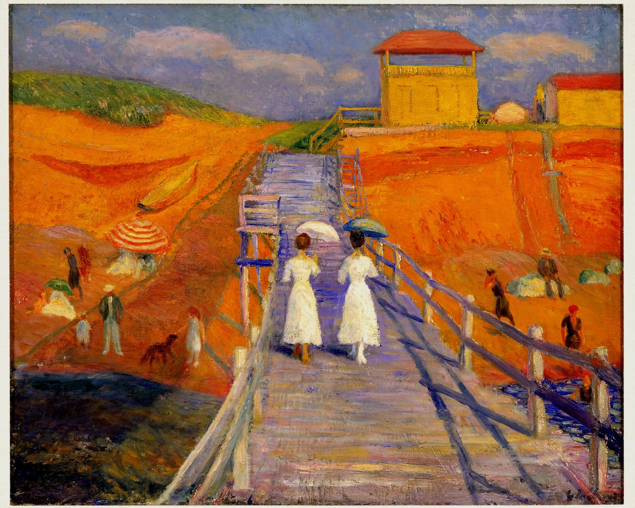 Molo Cape Cod, 1908 od William James Glackens