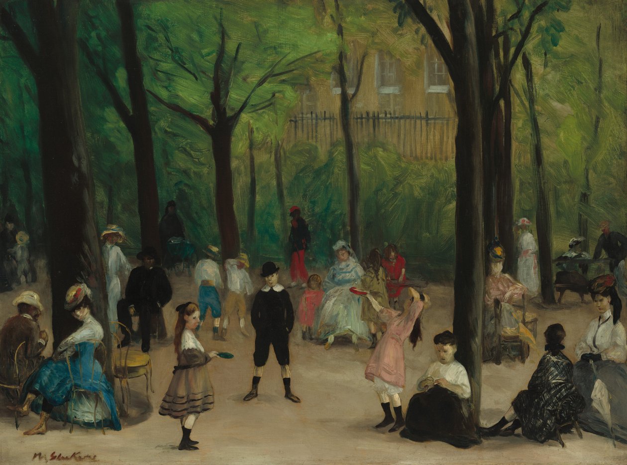 Lucemburské zahrady, 1906. od William James Glackens
