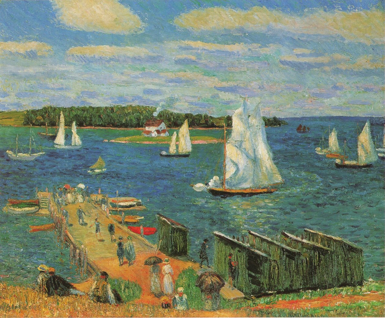 Mahone Bay, 1910 od William James Glackens