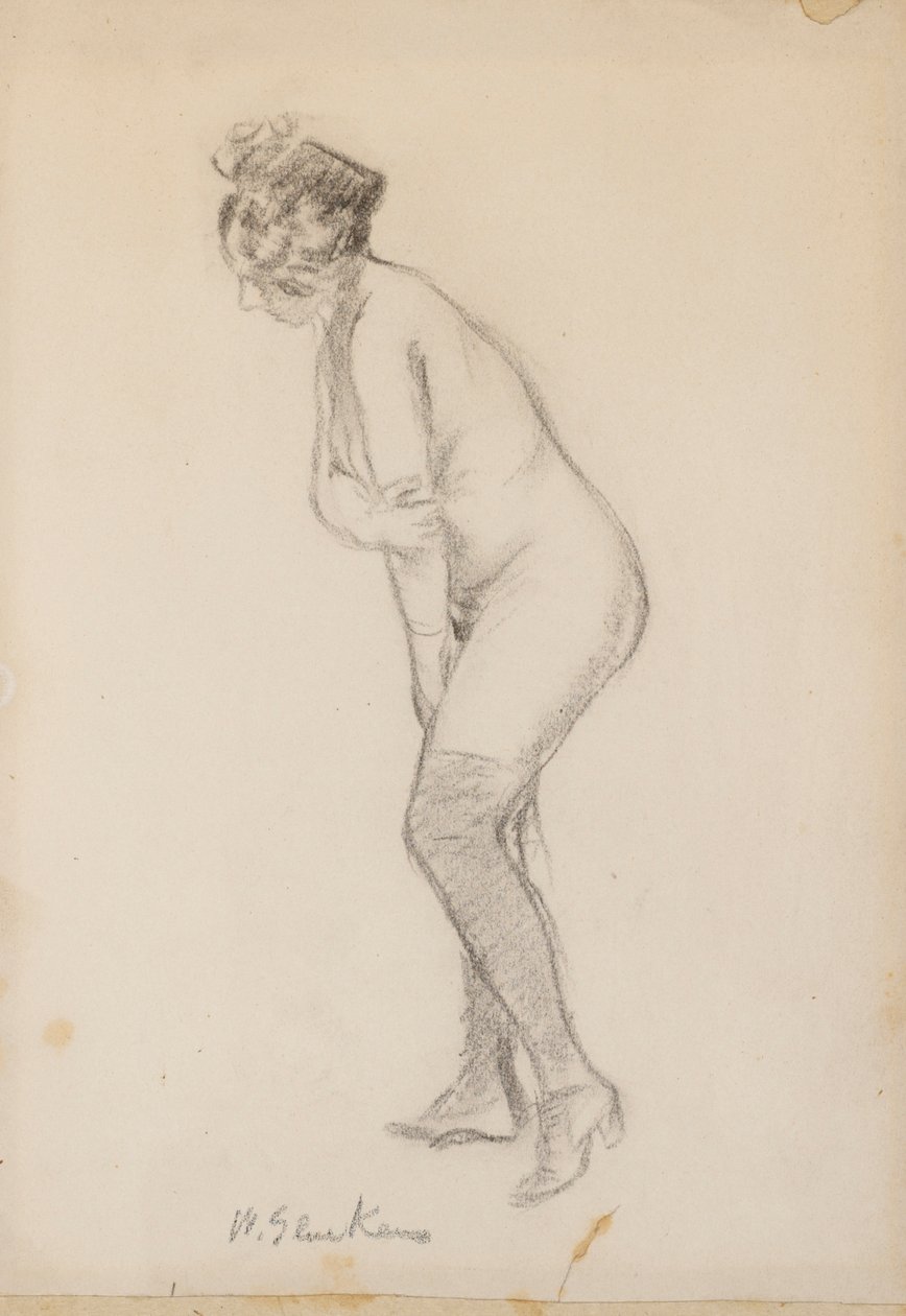 Stojící nahá žena od William James Glackens