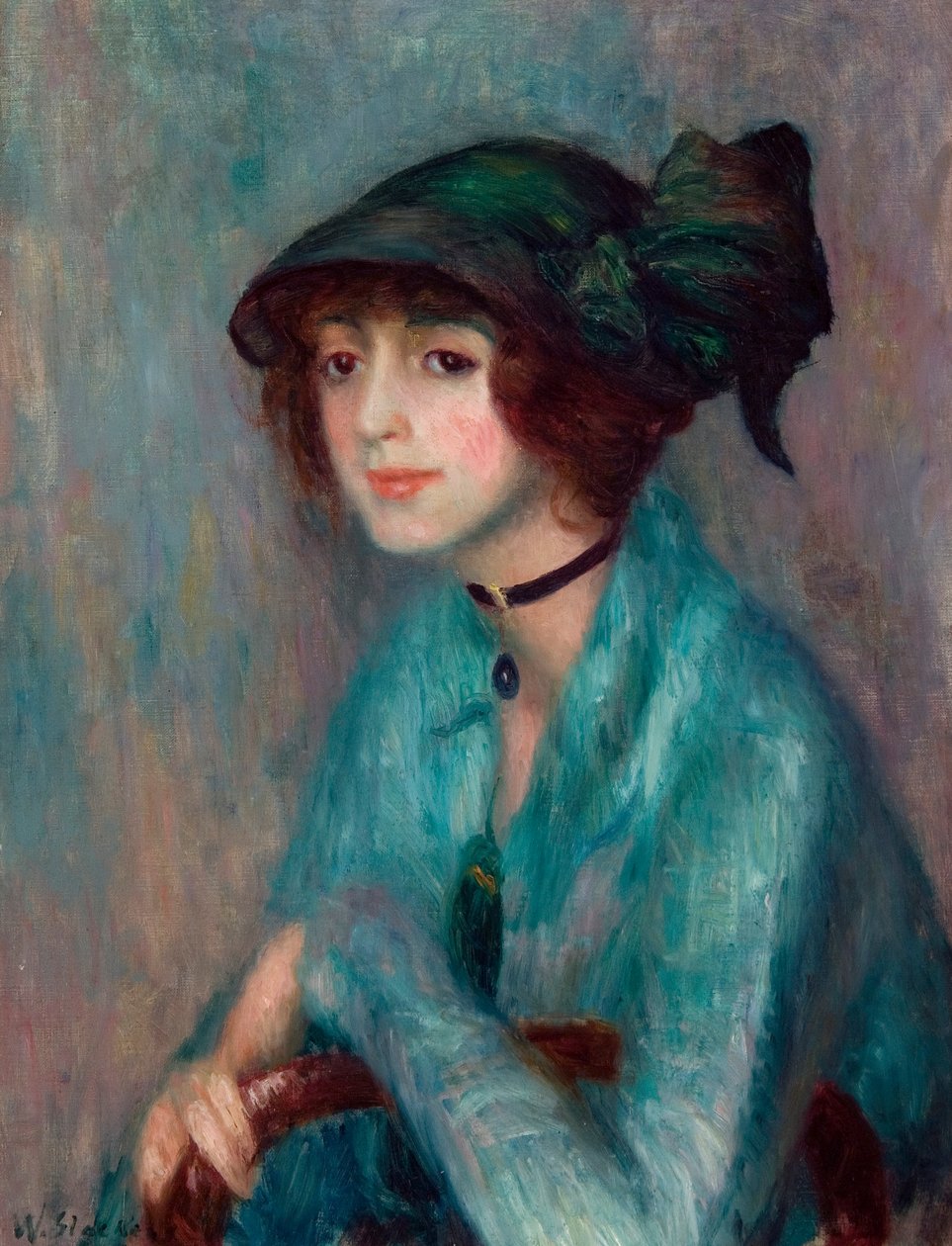 Bruneta od William James Glackens