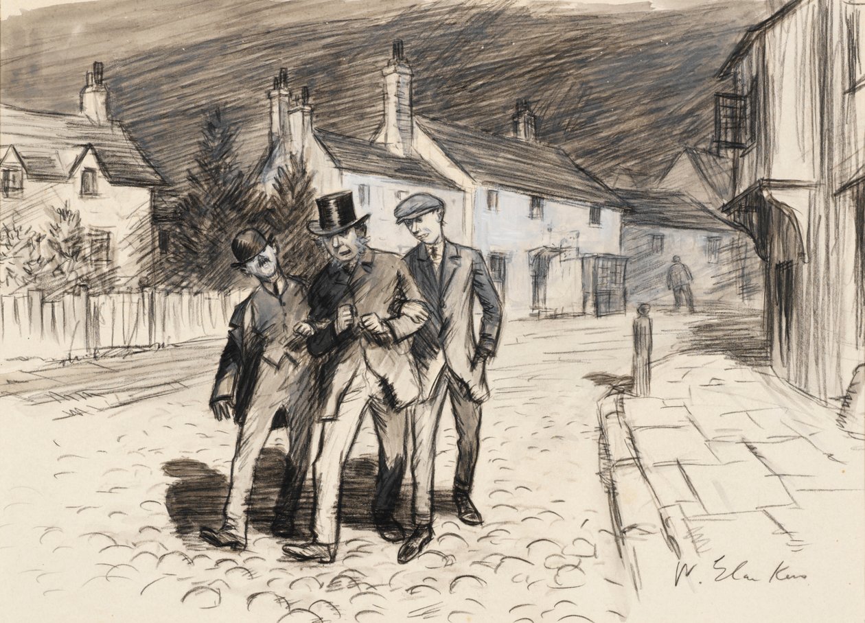Pak jsme všichni šli domů od William James Glackens